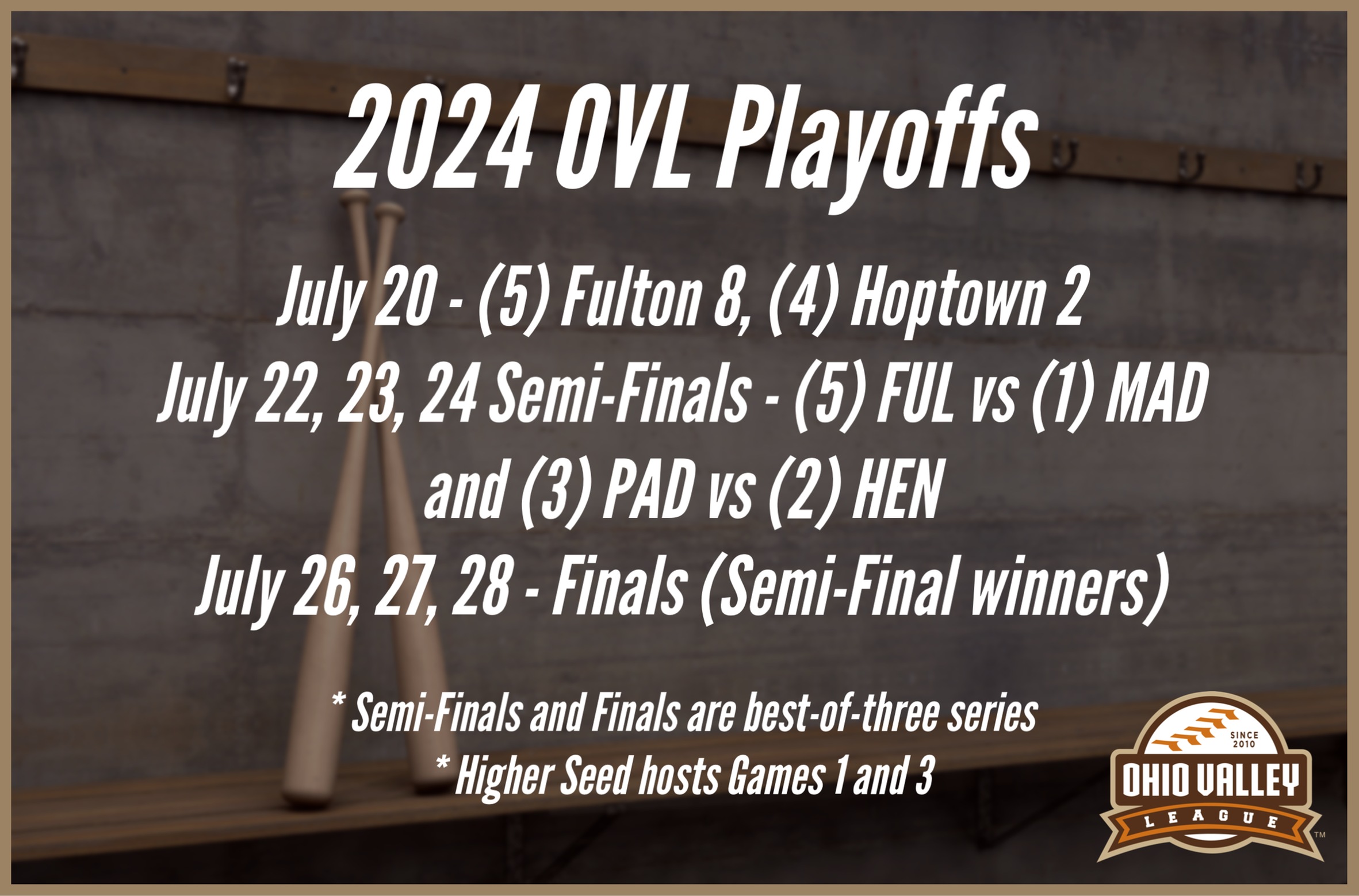 2024 Playoffs - Playoff Schedule and Format