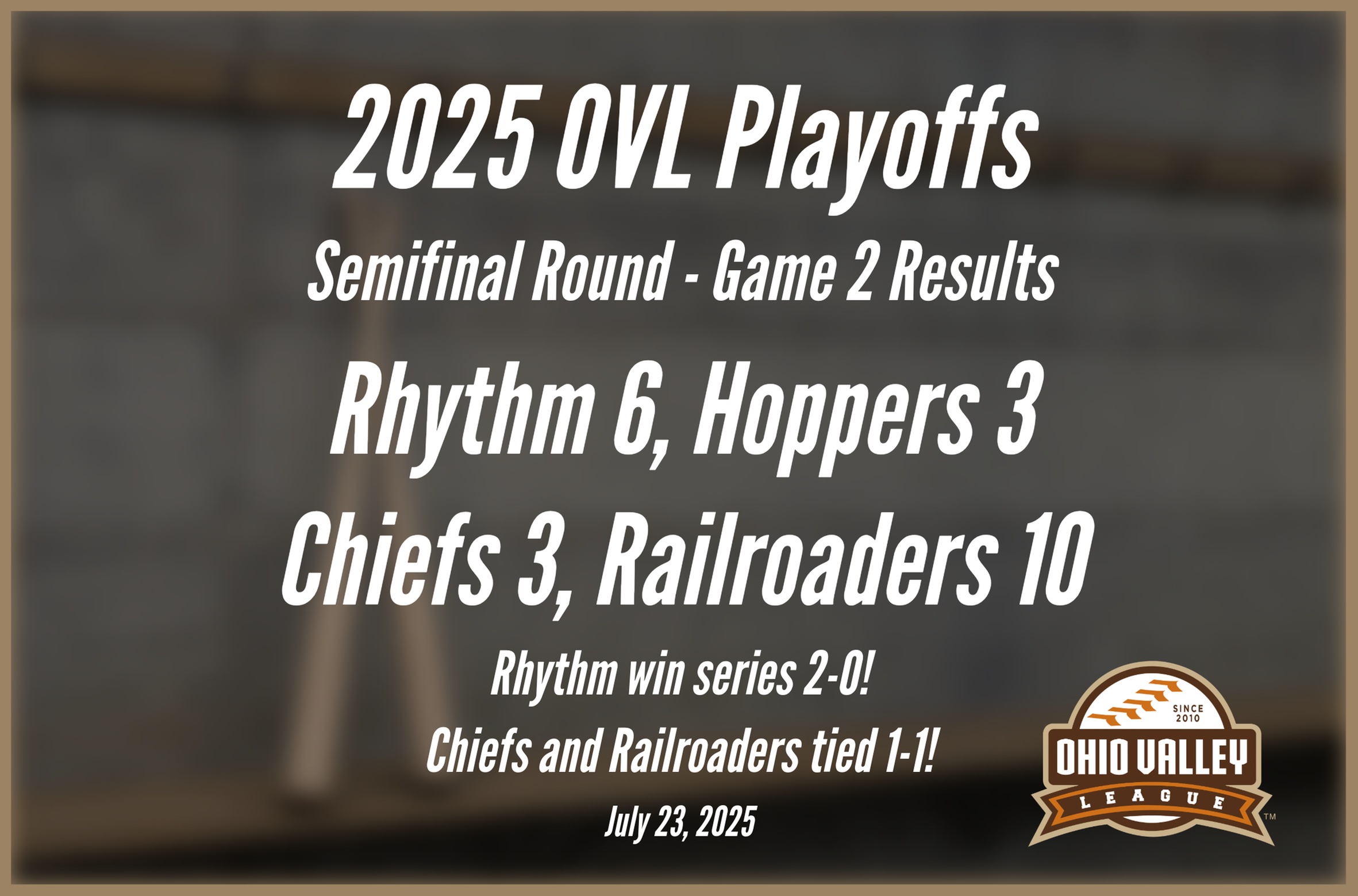 Semifinals Results - Game Two