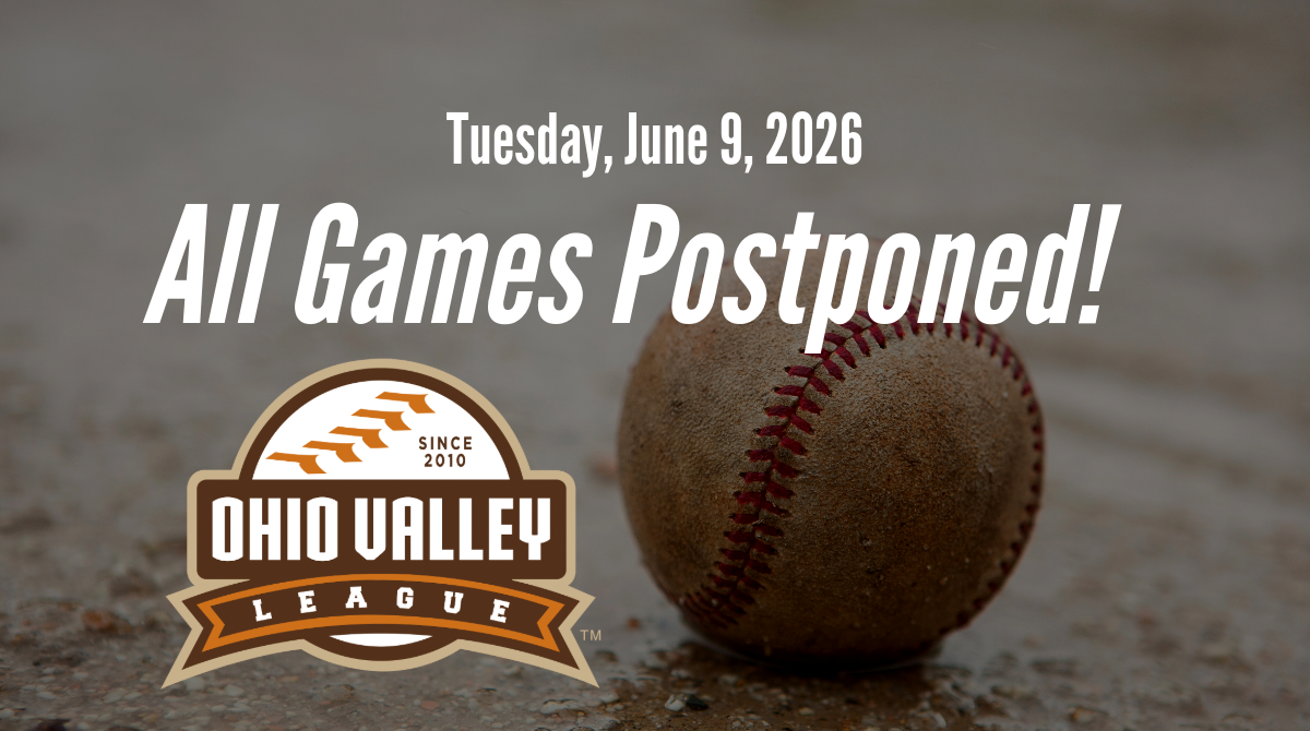 Weather Postpones All Games Tuesday Night