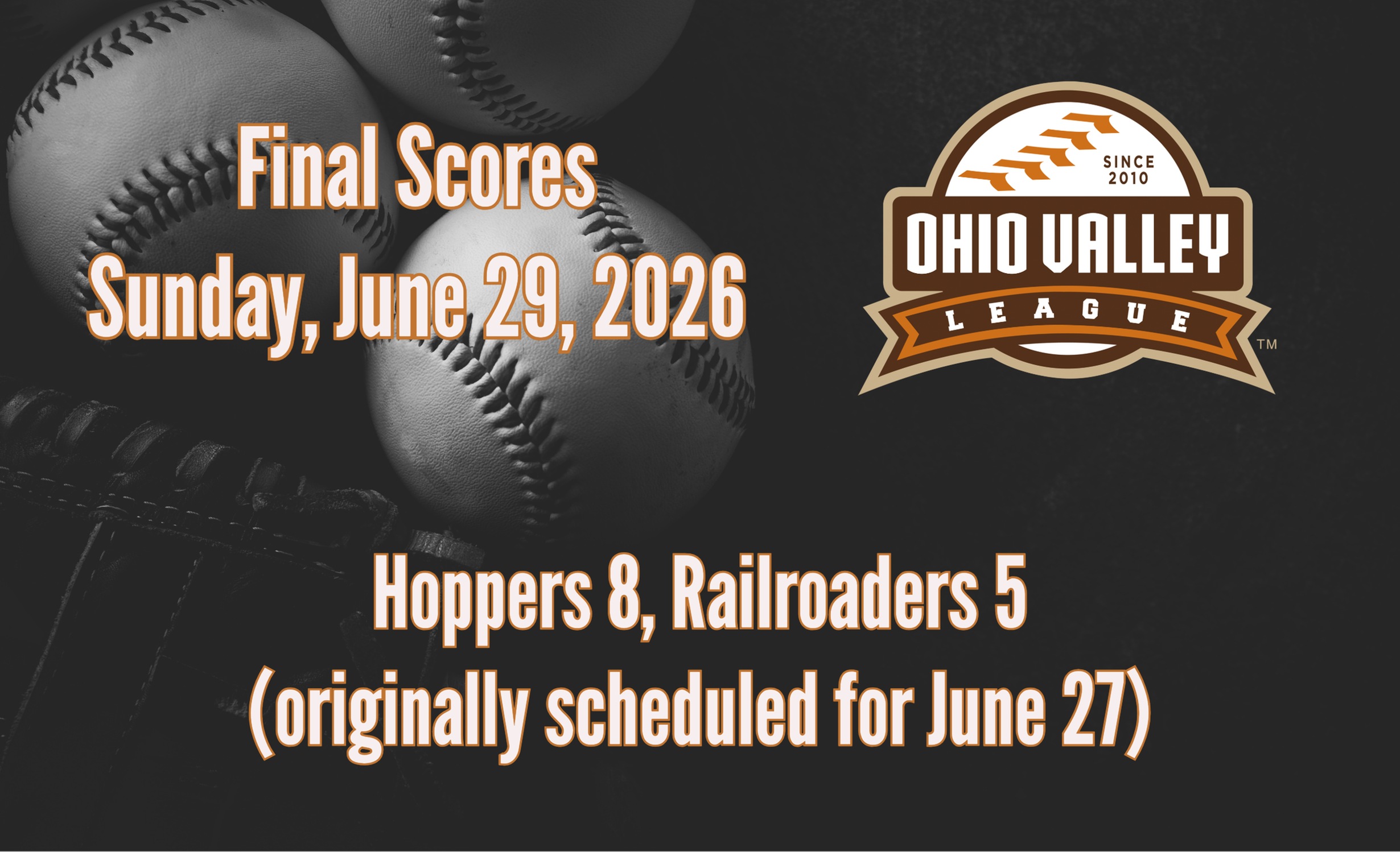 Game Results - June 28